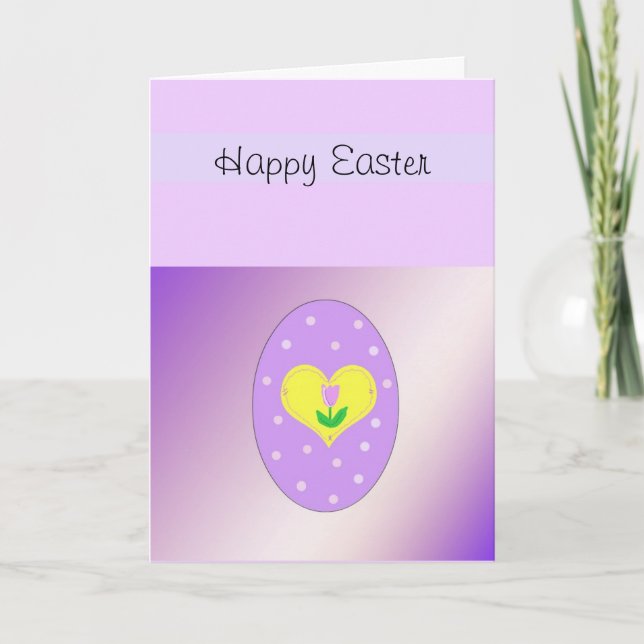 Cartes Pour Fêtes Annuelles Joyeuses Pâques (Devant)