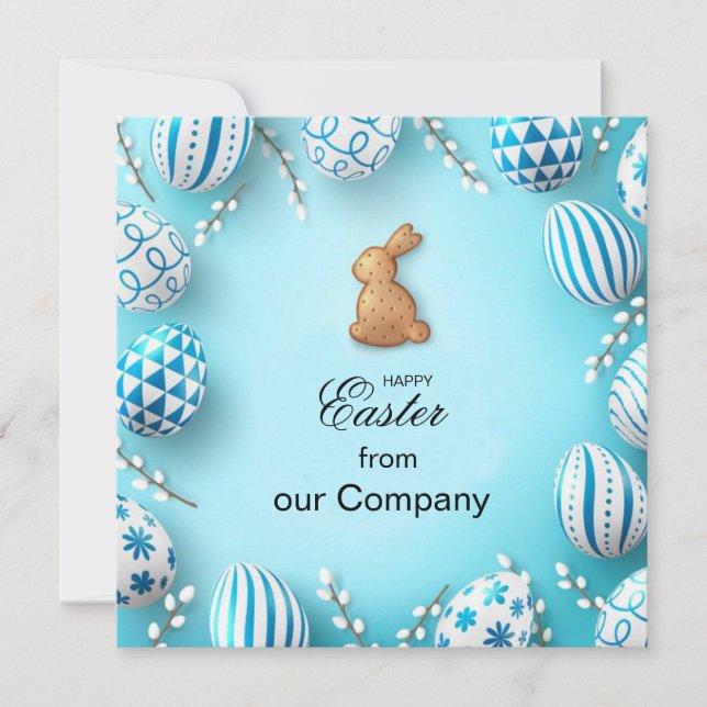Cartes Pour Fêtes Annuelles Joyeuses Pâques (Devant)