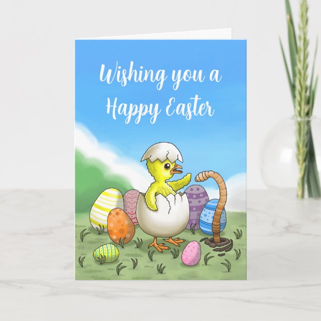 Cartes Pour Fêtes Annuelles Joyeuses Pâques (Devant)