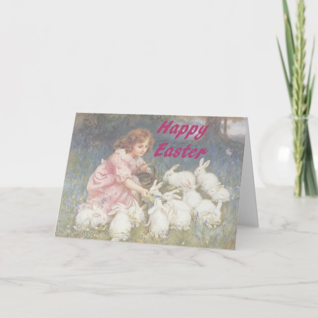 Cartes Pour Fêtes Annuelles Joyeuses Pâques (Devant)