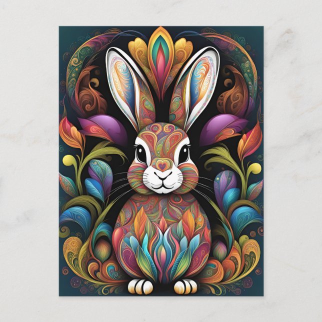 Cartes Pour Fêtes Annuelles Joyeuses Pâques 2 (Devant)