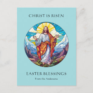 Cartes Pour Fêtes Annuelles Joyeuses Pâques Bénédictions Religieuses Catholiqu