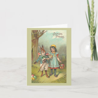Cartes Pour Fêtes Annuelles Joyeuses Pâques Cutes Pâques Vintages
