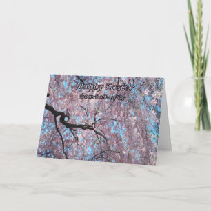 Cartes Pour Fêtes Annuelles Joyeuses Pâques de tous les deux nous fleurs de