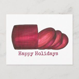 Cartes Pour Fêtes Annuelles Joyeuses Vacances Canned Cranberry Sauce Thanksgiv