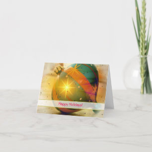 Cartes Pour Fêtes Annuelles Joyeuses vacances Décoration de Noël