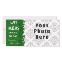 Joyeuses vacances Green Snowflake