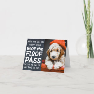 Cartes Pour Fêtes Annuelles Joyeuses Vacances Moderne Funny Pet Photo personna