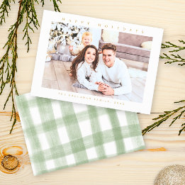 Cartes Pour Fêtes Annuelles Joyeuses Vacances Moderne Minimale Photo