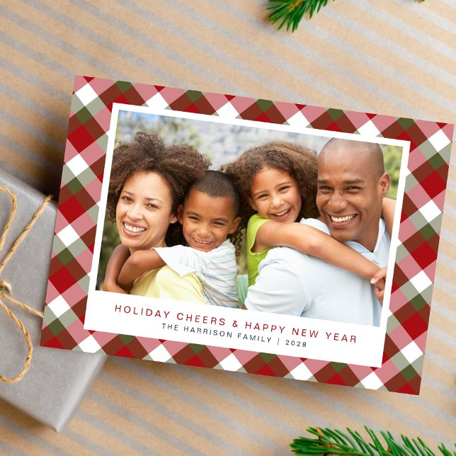 Cartes Pour Fêtes Annuelles Joyeuses vacances Photo Noël (Spread the love and joy of the season with your friends and family near and far)