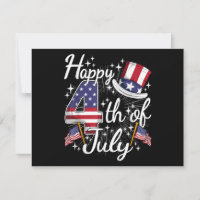 Joyeux 4 juillet Drapeau américain patriotique USA
