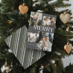 Cartes Pour Fêtes Annuelles Joyeux 4 Photo Collage moderne gris Noël<br><div class="desc">Cette année, faites savoir à vos amis et à votre famille que vous vous souciez de la carte de Noël Joyeux 4 Photo Collage gris moderne. Non seulement il est élégant et à jour, mais il a assez d'espace pour vous pour inclure quatre de vos souvenirs préférés de l'année passée....</div>