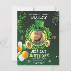 Cartes Pour Fêtes Annuelles Joyeux 6e Anniversaire, St. Patrick's Day