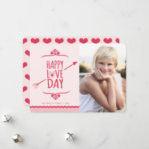 Cartes Pour Fêtes Annuelles Joyeux Amour de la Fête de la Saint Valentin Photo