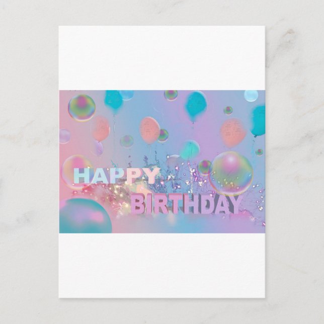 Cartes Pour Fêtes Annuelles Joyeux anniversaire (Devant)