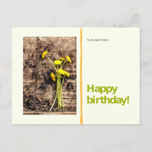 Cartes Pour Fêtes Annuelles Joyeux anniversaire à meilleur ami