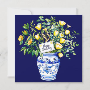 Cartes Pour Fêtes Annuelles Joyeux anniversaire à un ami & bouquet de fleurs