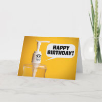 Joyeux Anniversaire Coronavirus Main Santitzer Hum