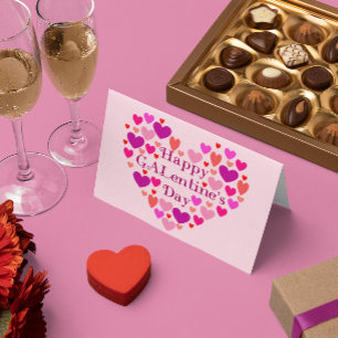 Cartes Pour Fêtes Annuelles Joyeux Anniversaire de Pink Hearts