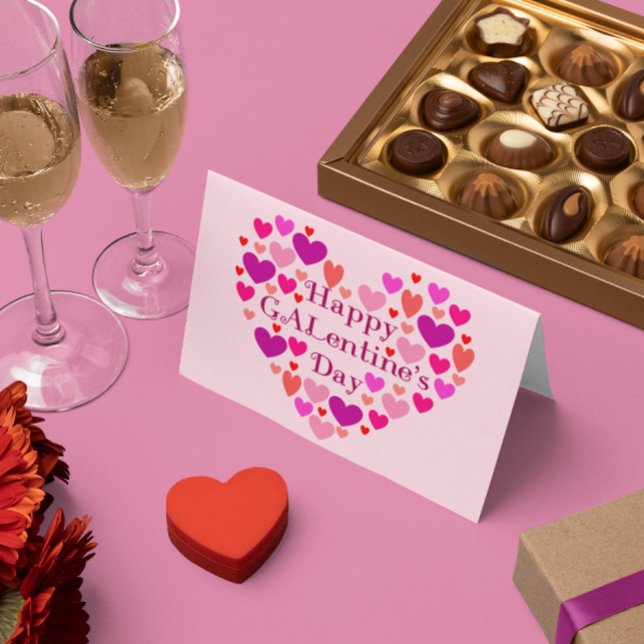 Cartes Pour Fêtes Annuelles Joyeux Anniversaire de Pink Hearts (Créateur téléchargé)