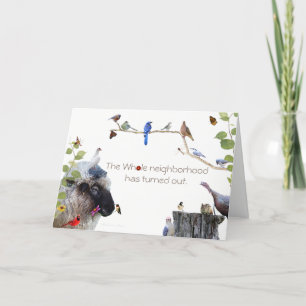 Cartes Pour Fêtes Annuelles Joyeux Anniversaire de tout le quartier Vacances