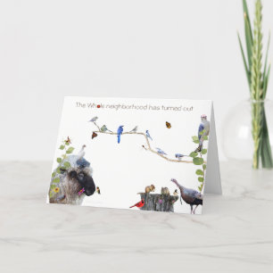 Cartes Pour Fêtes Annuelles Joyeux anniversaire de tout le voisinage