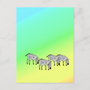 Cartes Pour Fêtes Annuelles Joyeux anniversaire du Kenya Zebra