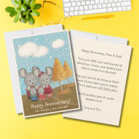 Joyeux anniversaire | Famille de souris mignonne a