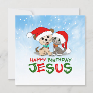 Cartes Pour Fêtes Annuelles Joyeux anniversaire Jésus