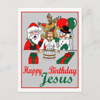 Cartes Pour Fêtes Annuelles Joyeux anniversaire Jésus