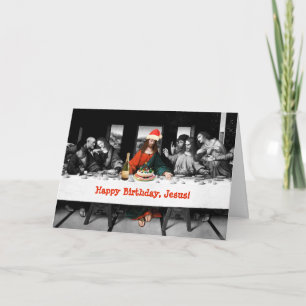 Cartes Pour Fêtes Annuelles Joyeux anniversaire, Jésus ! Funny Christmas