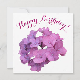 Cartes Pour Fêtes Annuelles Joyeux anniversaire joli fleurs roses stylisé flor