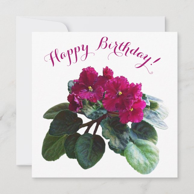 Cartes Pour Fêtes Annuelles Joyeux anniversaire joli fleurs roses stylisé flor (Devant)