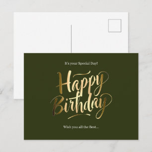 Cartes Pour Fêtes Annuelles Joyeux Anniversaire Jour Spécial