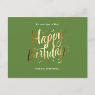 Cartes Pour Fêtes Annuelles Joyeux Anniversaire Jour Spécial