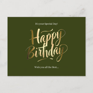 Cartes Pour Fêtes Annuelles Joyeux Anniversaire Jour Spécial