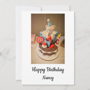 Cartes Pour Fêtes Annuelles Joyeux anniversaire Nancy