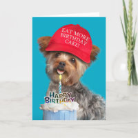 Joyeux anniversaire pour tous Yorkie Dog à MAGA Tr