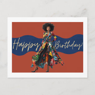 Cartes Pour Fêtes Annuelles Joyeux Anniversaire Pour Vous Melanin Sista Black 