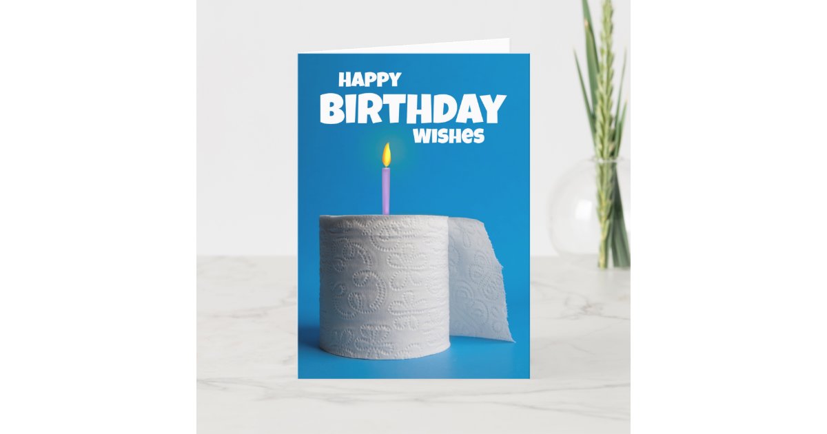 Cartes Pour Fetes Annuelles Joyeux Anniversaire Toilet Papier Humour Coronavir Zazzle Fr