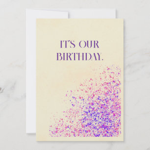 Cartes Pour Fêtes Annuelles Joyeux Anniversaire Twin