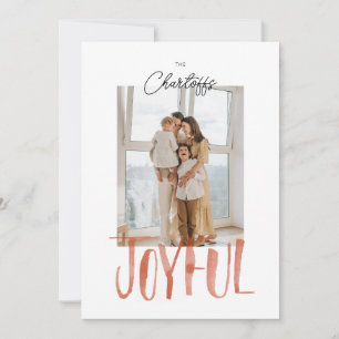 Cartes Pour Fêtes Annuelles Joyeux Aquarelle Brush Letting plat