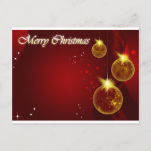Cartes Pour Fêtes Annuelles Joyeux arrière - plan rouge de Noël
