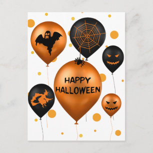Cartes Pour Fêtes Annuelles Joyeux Ballons du parti Halloween