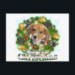 Cartes Pour Fêtes Annuelles Joyeux Beagle de Noël<br><div class="desc">Célébrez Noël avec l'une de vos races préférées de chiens ! Fabrique une grande farce de bas pour la famille et les amis!</div>