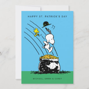 Cartes Pour Fêtes Annuelles Joyeux bois de la Saint Patrick