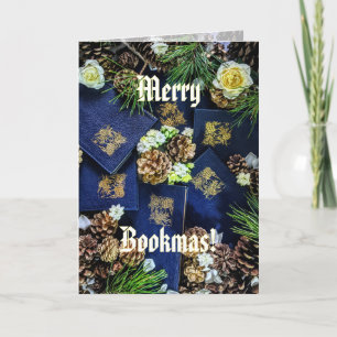 Cartes Pour Fêtes Annuelles Joyeux Bookmas