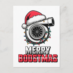 Cartes Pour Fêtes Annuelles Joyeux Boostmas Boost amateur Santa Turbo Noël