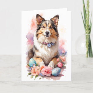 Cartes Pour Fêtes Annuelles Joyeux chien de Pâques