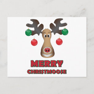 Cartes Pour Fêtes Annuelles Joyeux Christmoose !